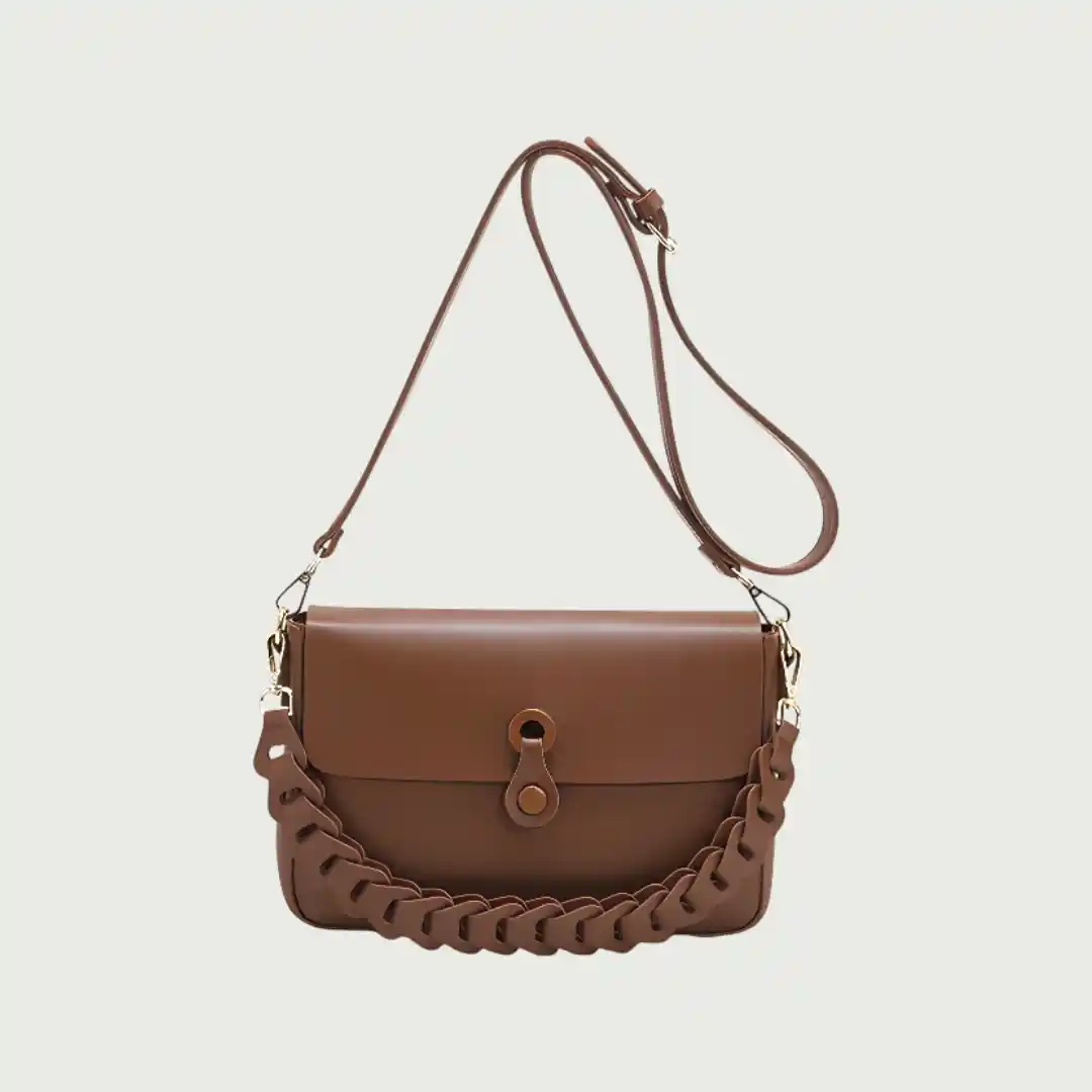 The Braided Leather Chain Bag