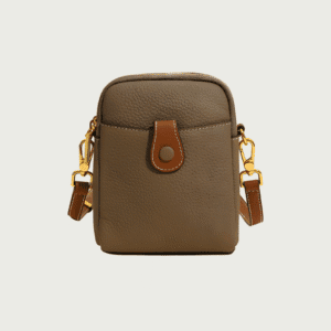 Luxe Pebbled Leather Wallet Bag