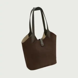 The High-End Leather Basket Bag