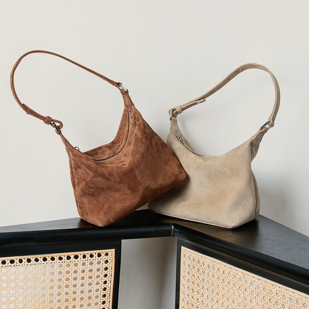 Theia Suede Pillow Satchel - Image 3