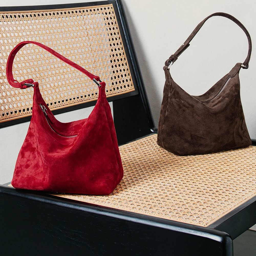 Theia Suede Pillow Satchel - Image 2